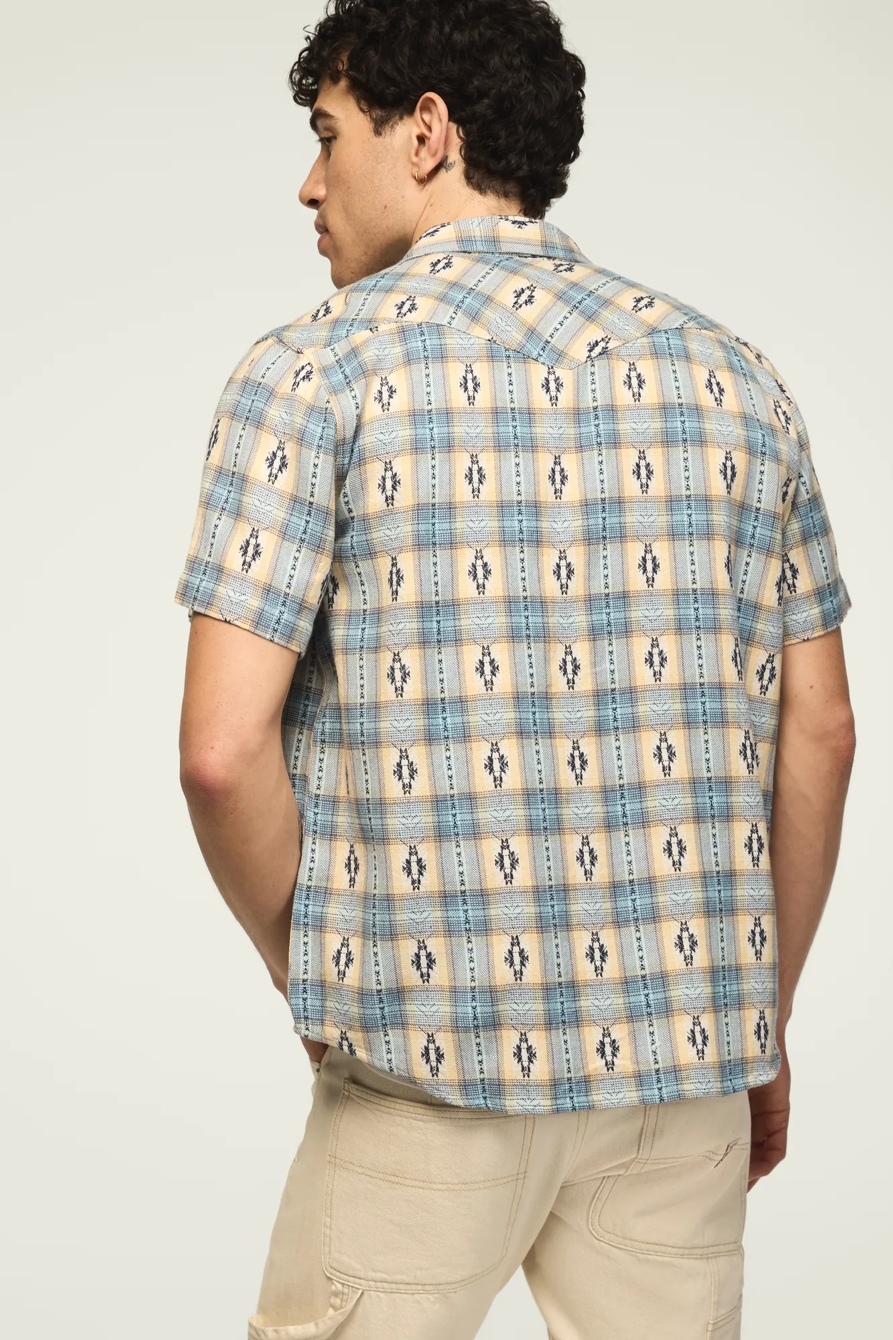 SHORT SLEEVE MESA WESTERN JACQUARD SHIRT, image 3