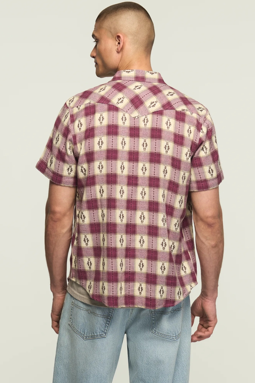 SHORT SLEEVE MESA WESTERN JACQUARD SHIRT, image 3