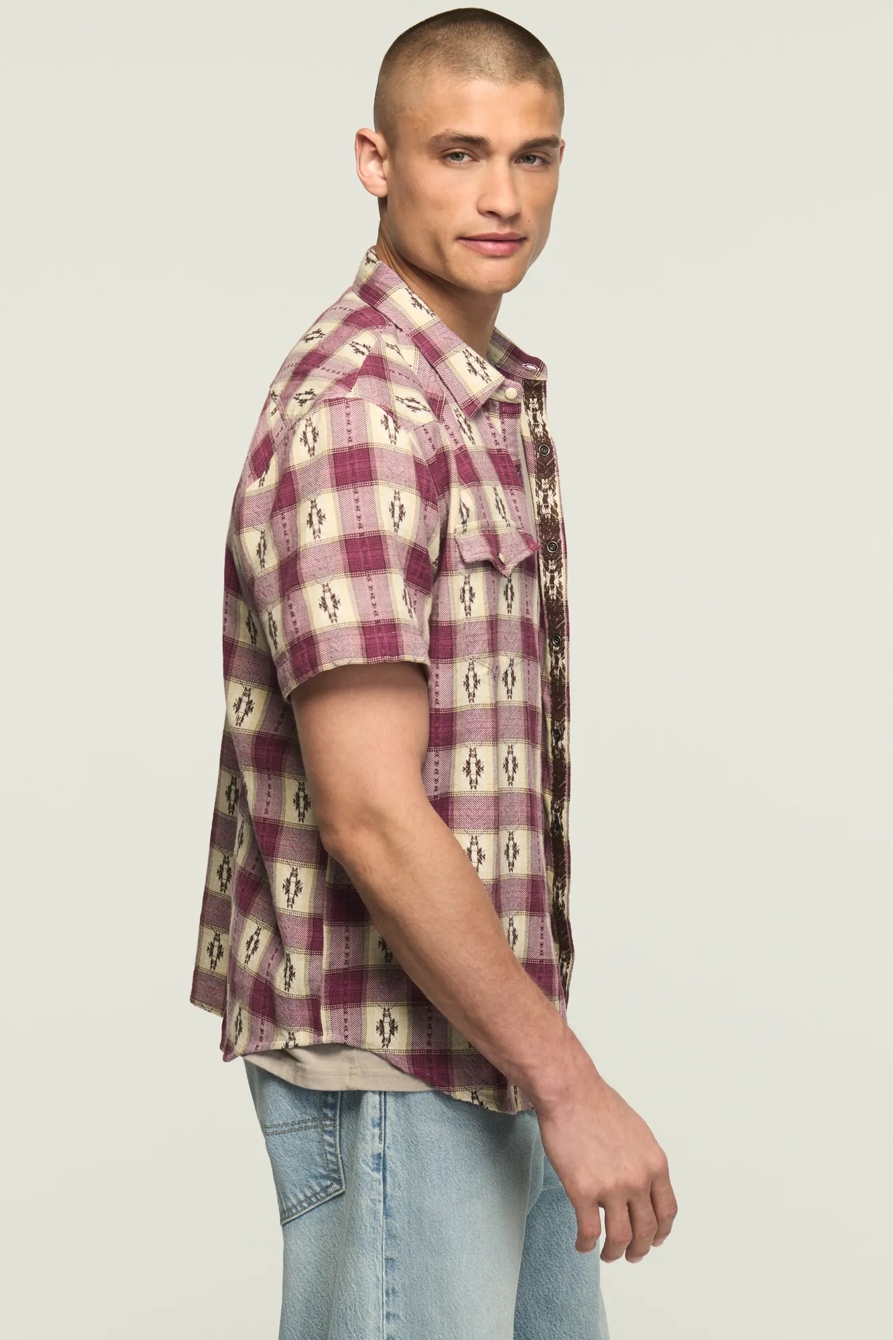 SHORT SLEEVE MESA WESTERN JACQUARD SHIRT, image 4