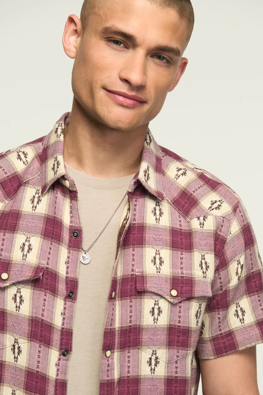 SHORT SLEEVE MESA WESTERN JACQUARD SHIRT, image 5