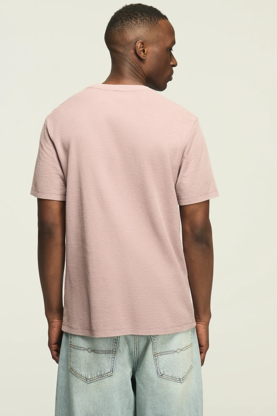 TEXTURED POCKET CREW NECK TEE, image 4