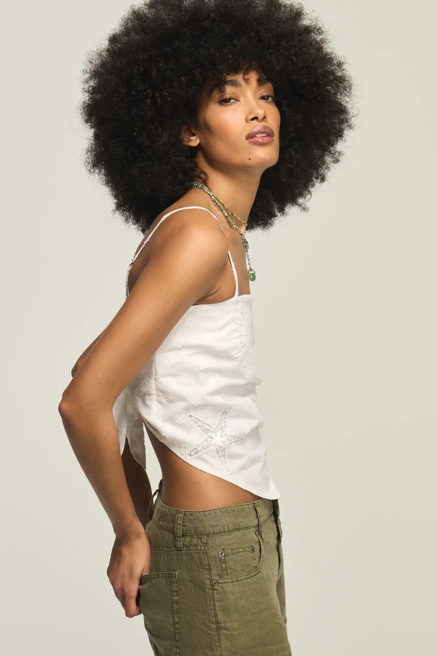 BEACHY CUTWORK BANDANA TOP, image 4