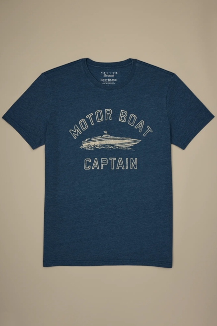 MOTOR BOAT CAPTAIN TEE, image 1