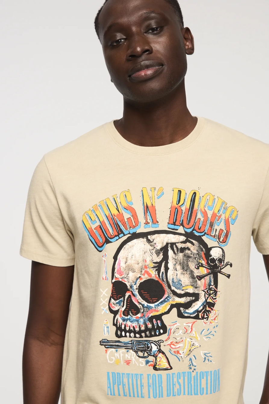 GUNS N ROSES PAINTED TEE, image 2