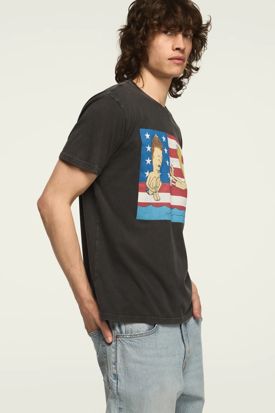 MTV BEAVIS AND BUTTHEAD FLAG TEE, image 3