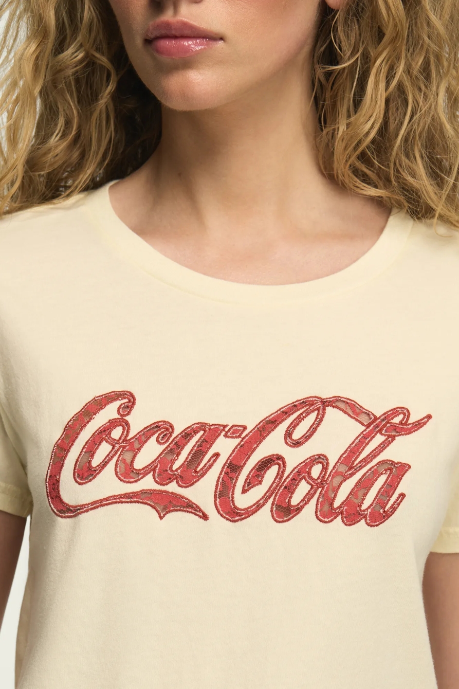 COCA COLA LACE LOGO CLASSIC CREW, image 2