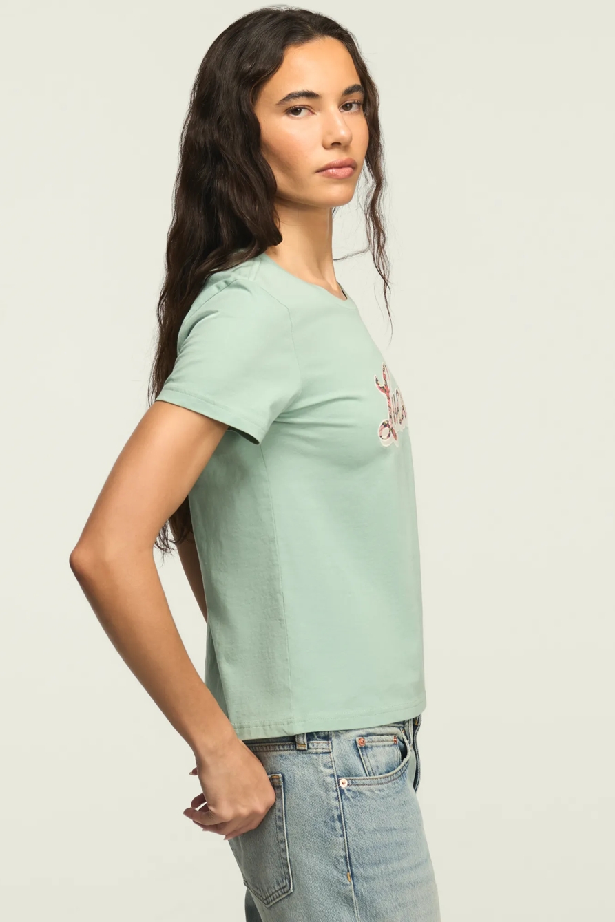 LUCKY LOGO FLORAL CLASSIC CREW, image 4