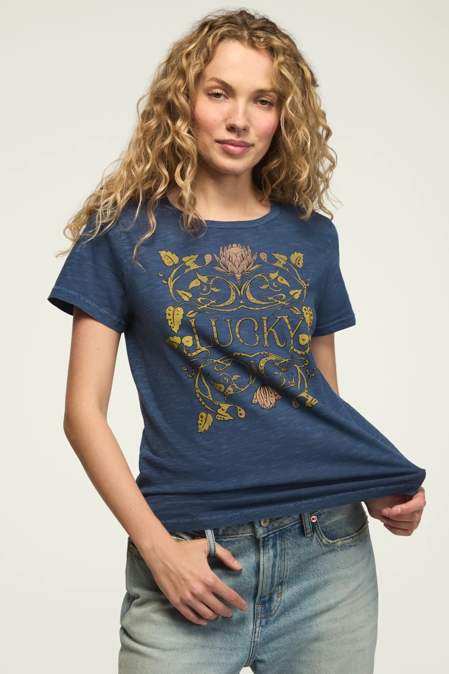 LUCKY EMBELLISHED FRAME CLASSIC CREW, image 2