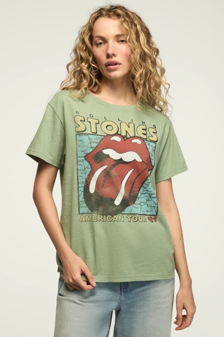 ROLLING STONES AMERICAN TOUR BOYFRIEND TEE, image 1