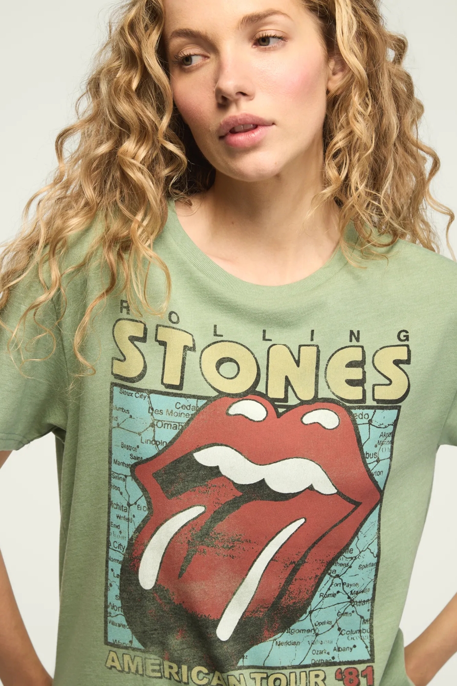 ROLLING STONES AMERICAN TOUR BOYFRIEND TEE, image 2