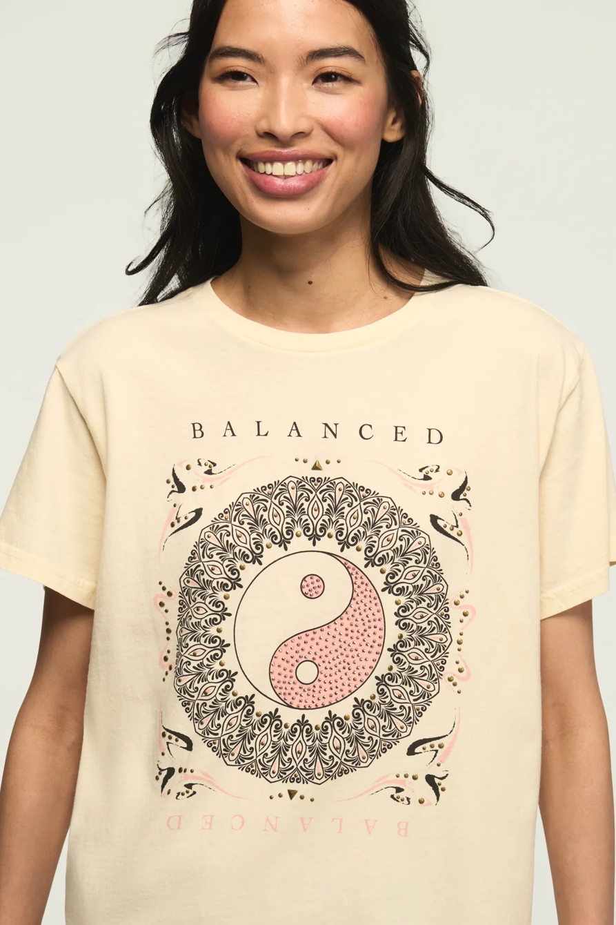 EMBELLISHED BALANCED BOYFRIEND TEE, image 2