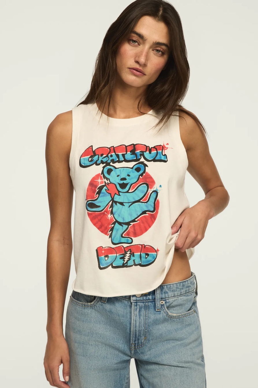 GRATEFUL DEAD AIRBRUSH MUSCLE TANK, image 2