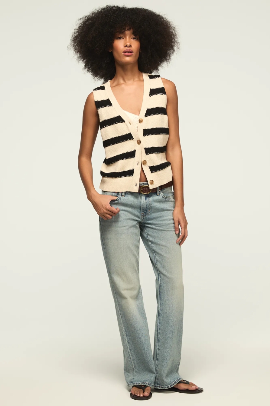 STRIPED SWEATER VEST, image 5