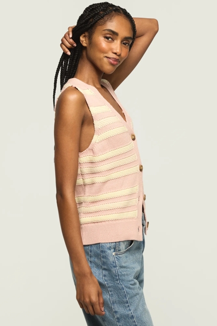 STRIPED SWEATER VEST, image 4