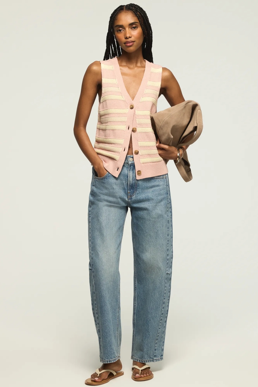 STRIPED SWEATER VEST, image 5