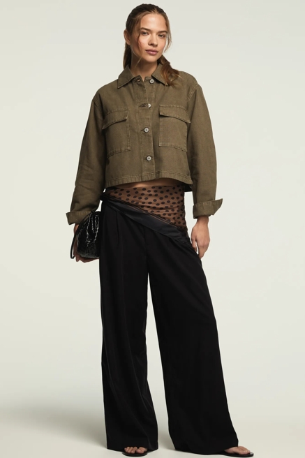 DENIM UTILITY JACKET, image 1