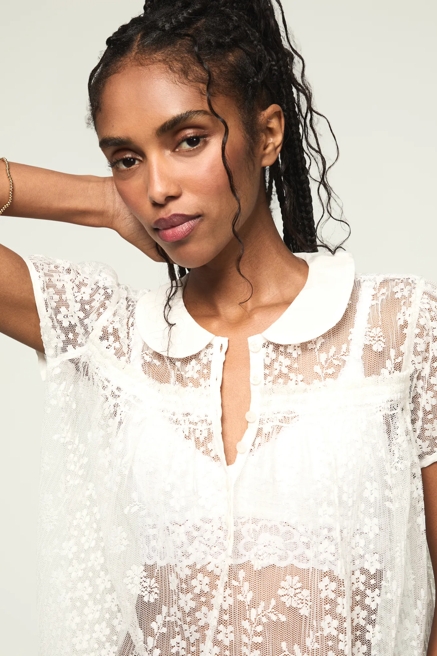 PETER PAN LACE TOP, image 2