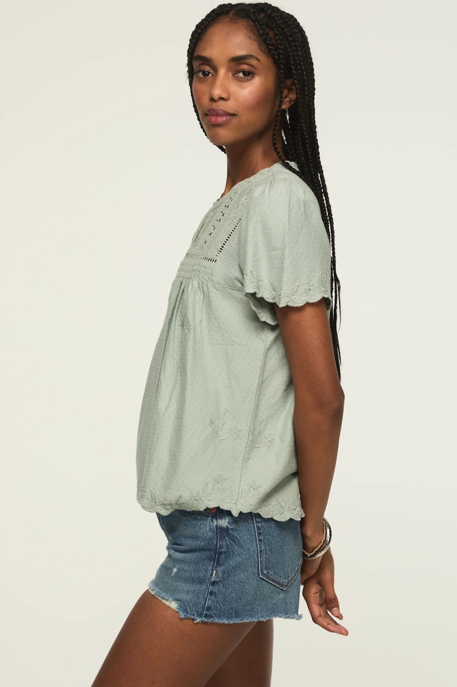 VERTICAL TRIMMED SHELL TEE, image 4