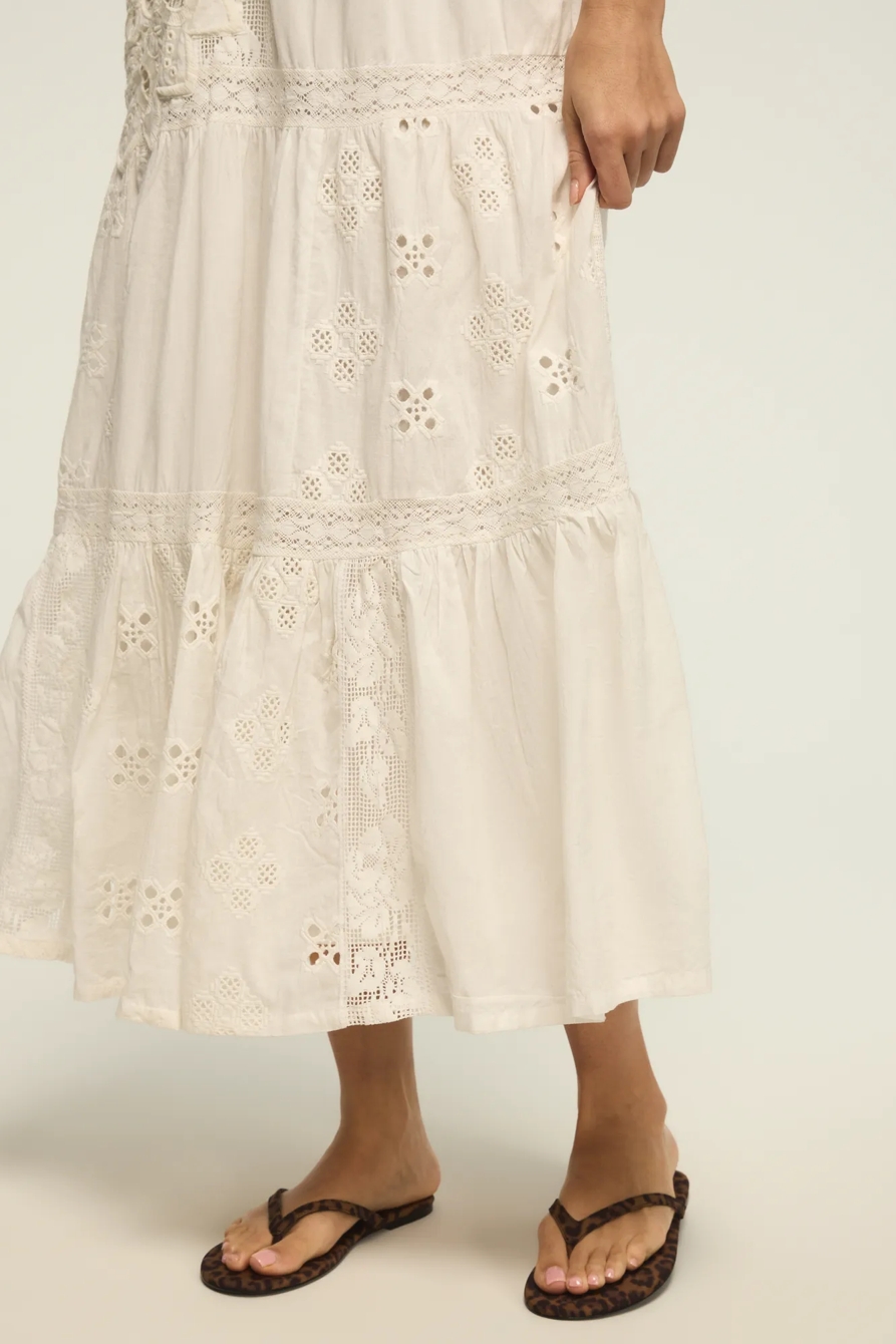 CUTWORK OVERALL MAXI DRESS, image 6