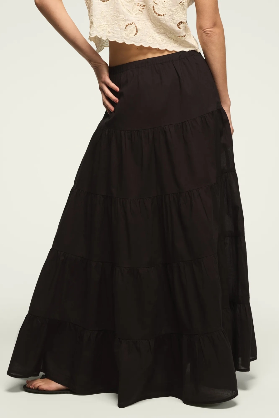 TIERED MAXI SKIRT, image 3