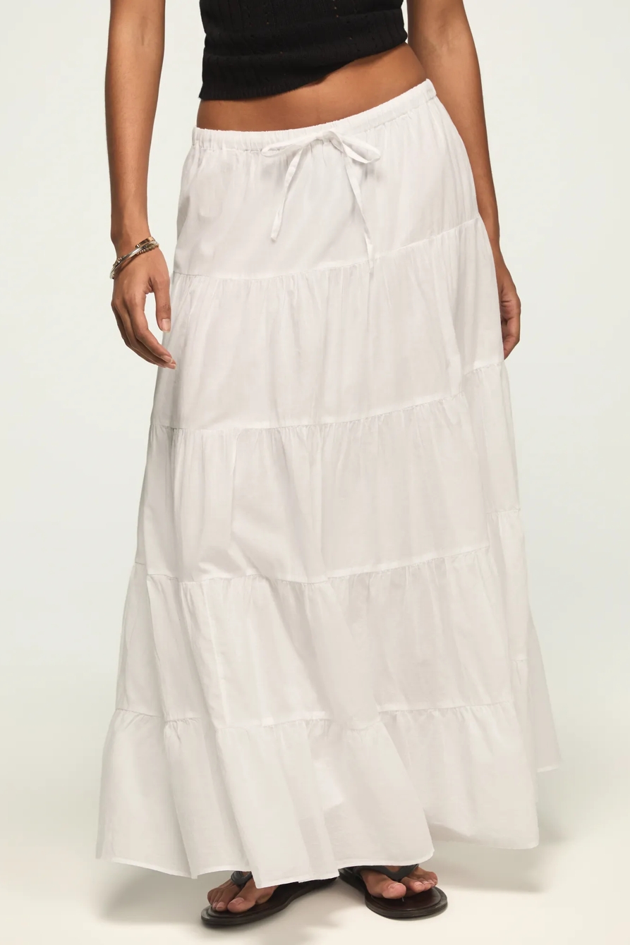 TIERED MAXI SKIRT, image 2
