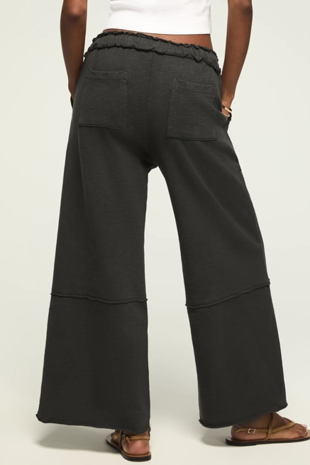 FLEECE WIDE LEG PANT, image 3