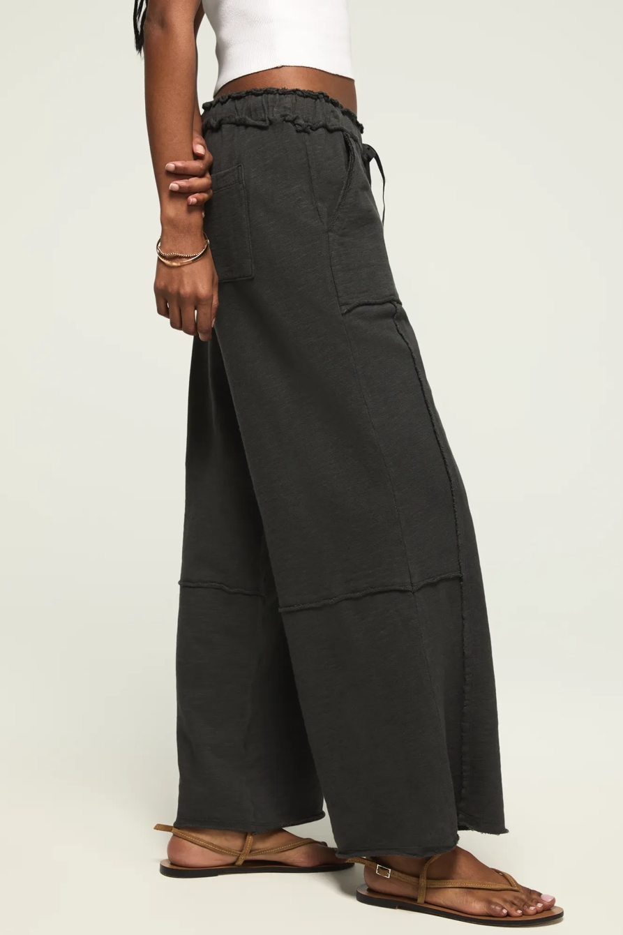 FLEECE WIDE LEG PANT, image 4