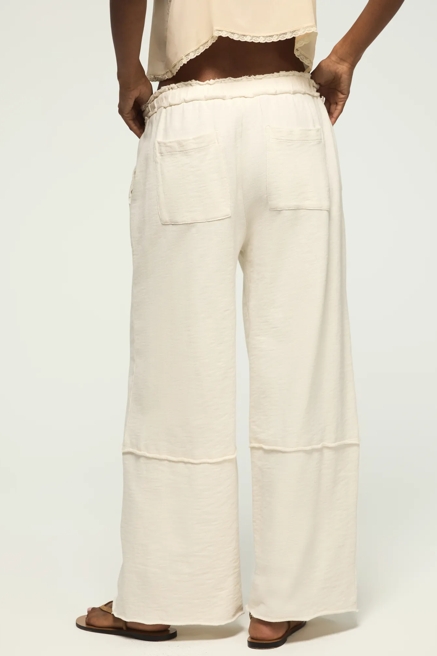 FLEECE WIDE LEG PANT, image 3