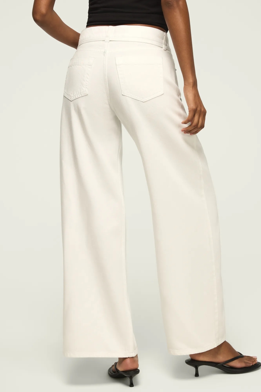 WIDE LEG LIQUID DENIM LUXE PALAZZO, image 3