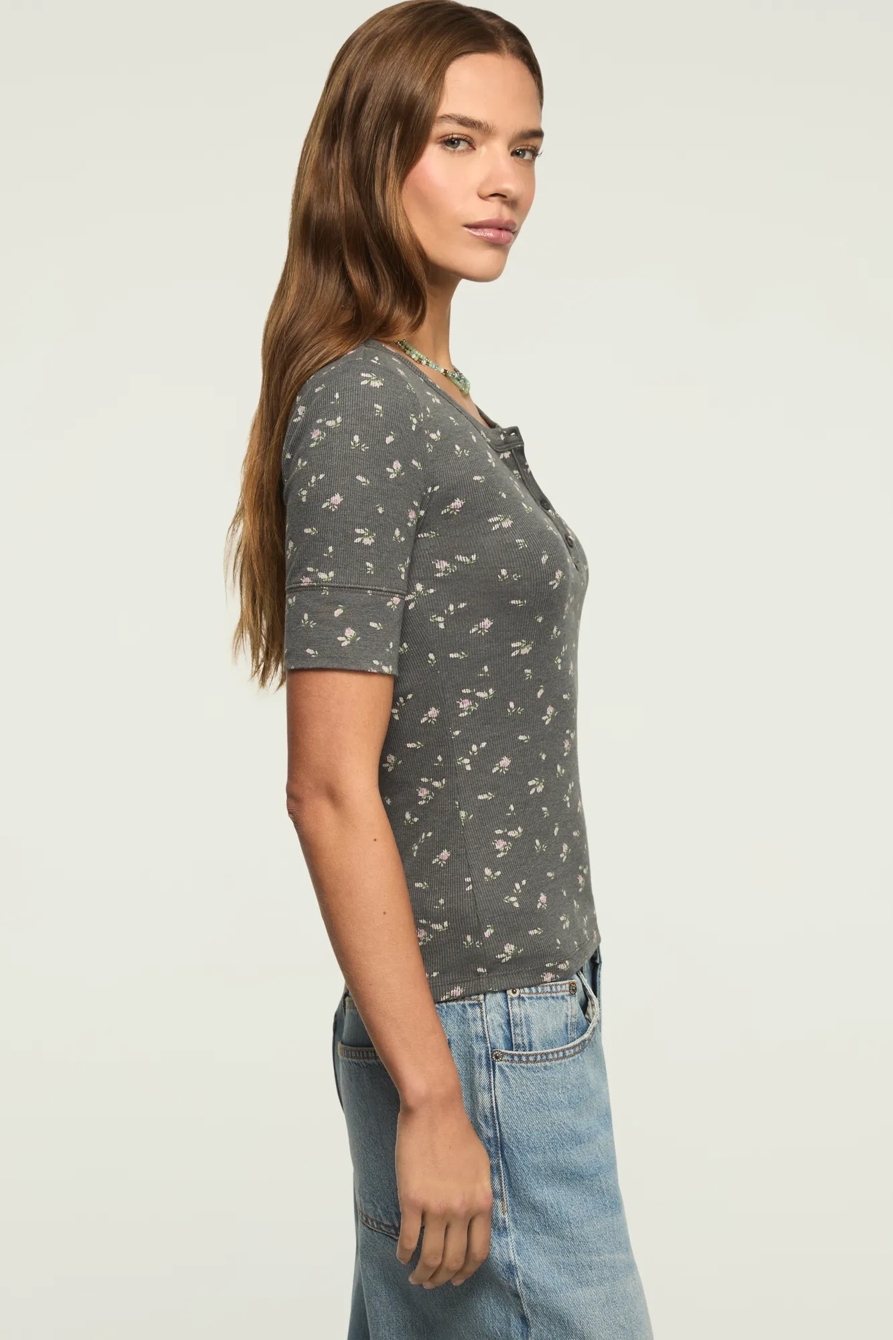 RIBBED HENLEY TEE, image 4