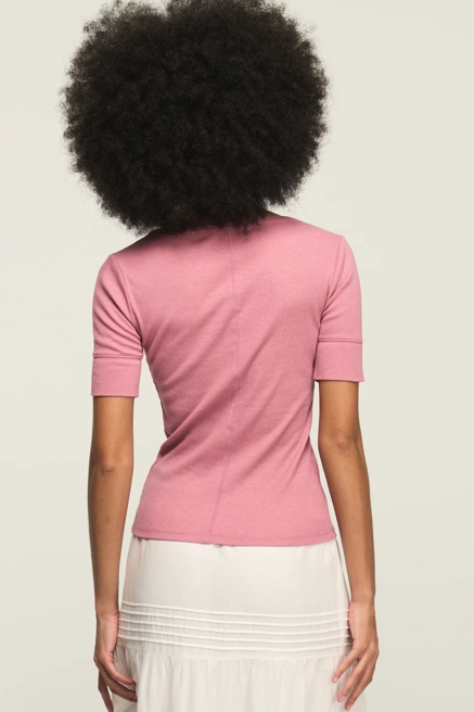 RIBBED HENLEY TEE, image 3