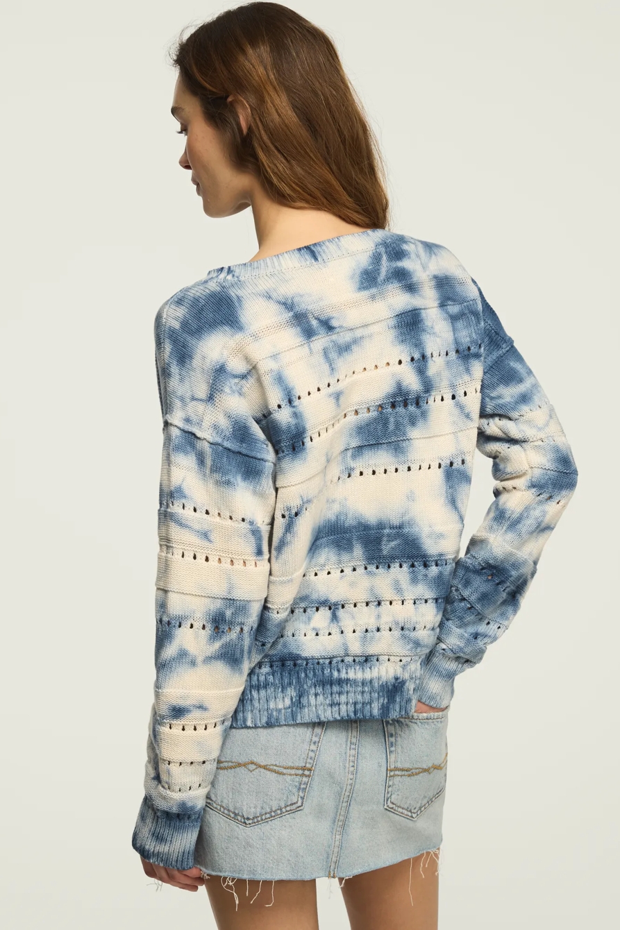BEACHY TIE DYE PULLOVER SWEATER, image 3