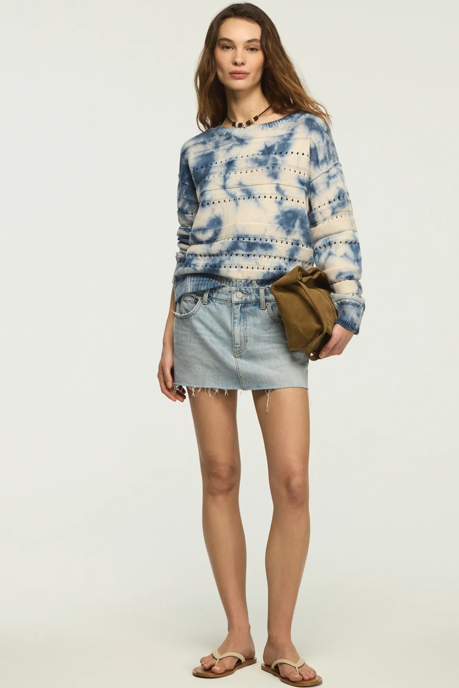 BEACHY TIE DYE PULLOVER SWEATER, image 5