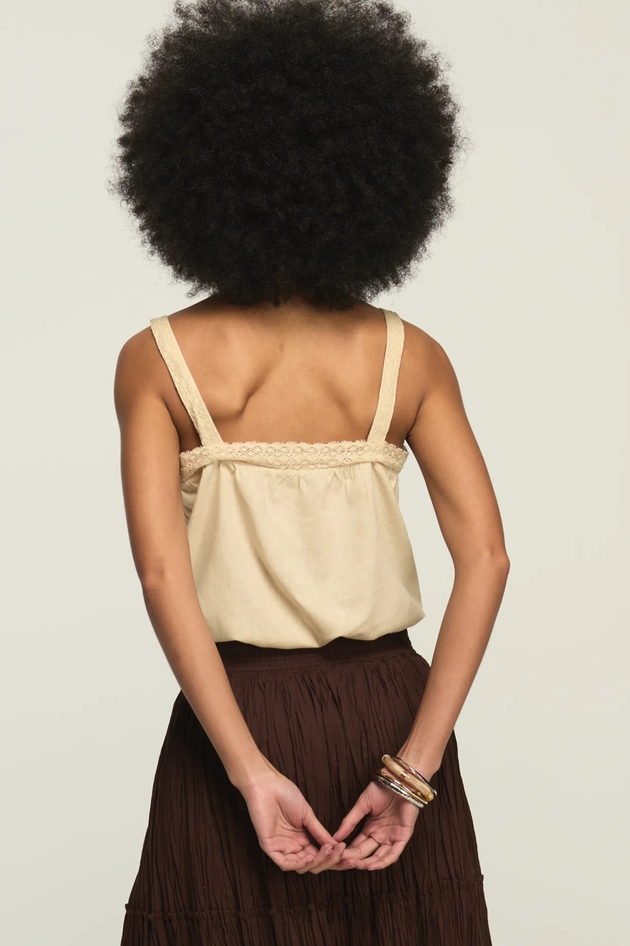 NOVELTY EMBROIDERED BUBBLE TOP, image 3