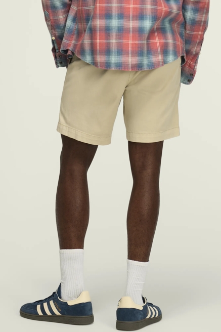 7" STRETCH TWILL FLAT FRONT SHORTS- CLOVER", image 3