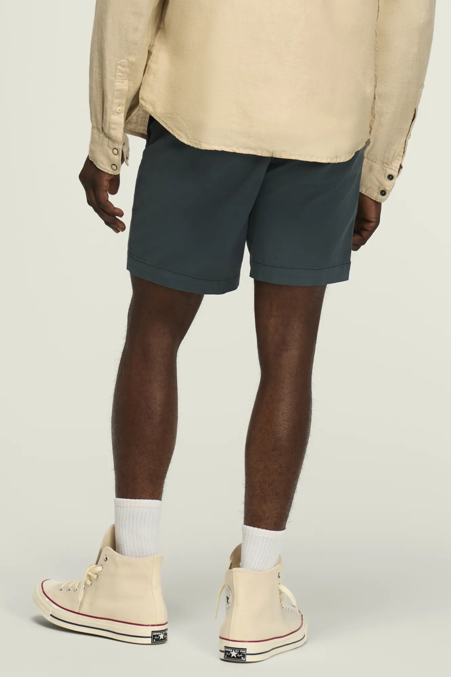 7" STRETCH TWILL FLAT FRONT SHORTS- CLOVER", image 3