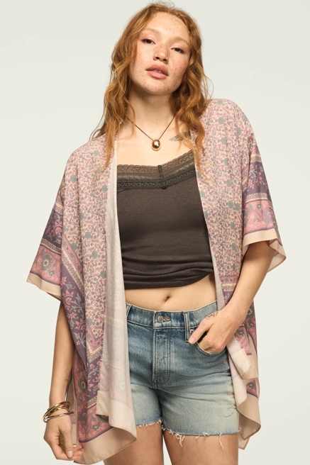 PRINTED CLASSIC KIMONO, image 1