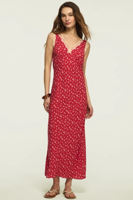 LACE SIMONE MIDI DRESS, image 1