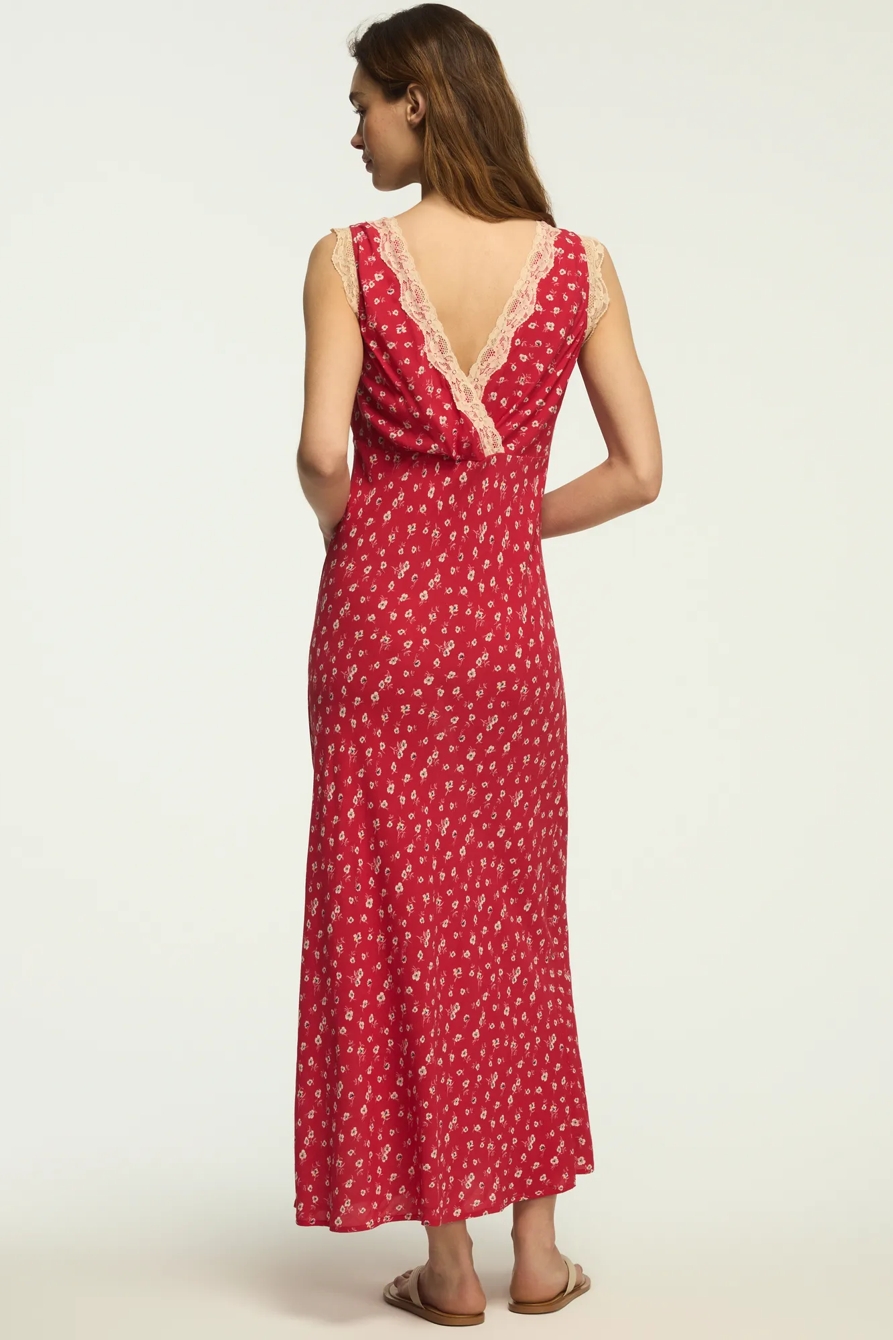 LACE SIMONE MIDI DRESS, image 3