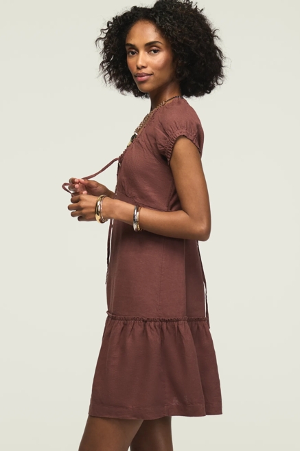 SHORT SLEEVE MARKET MINI DRESS, image 4