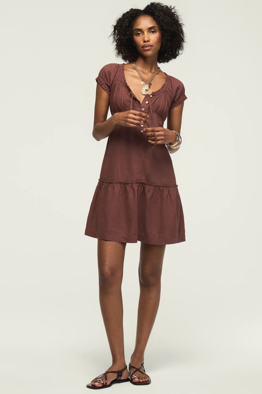 SHORT SLEEVE MARKET MINI DRESS, image 5
