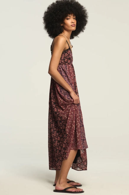 PRINT MIX MIDI DRESS, image 4
