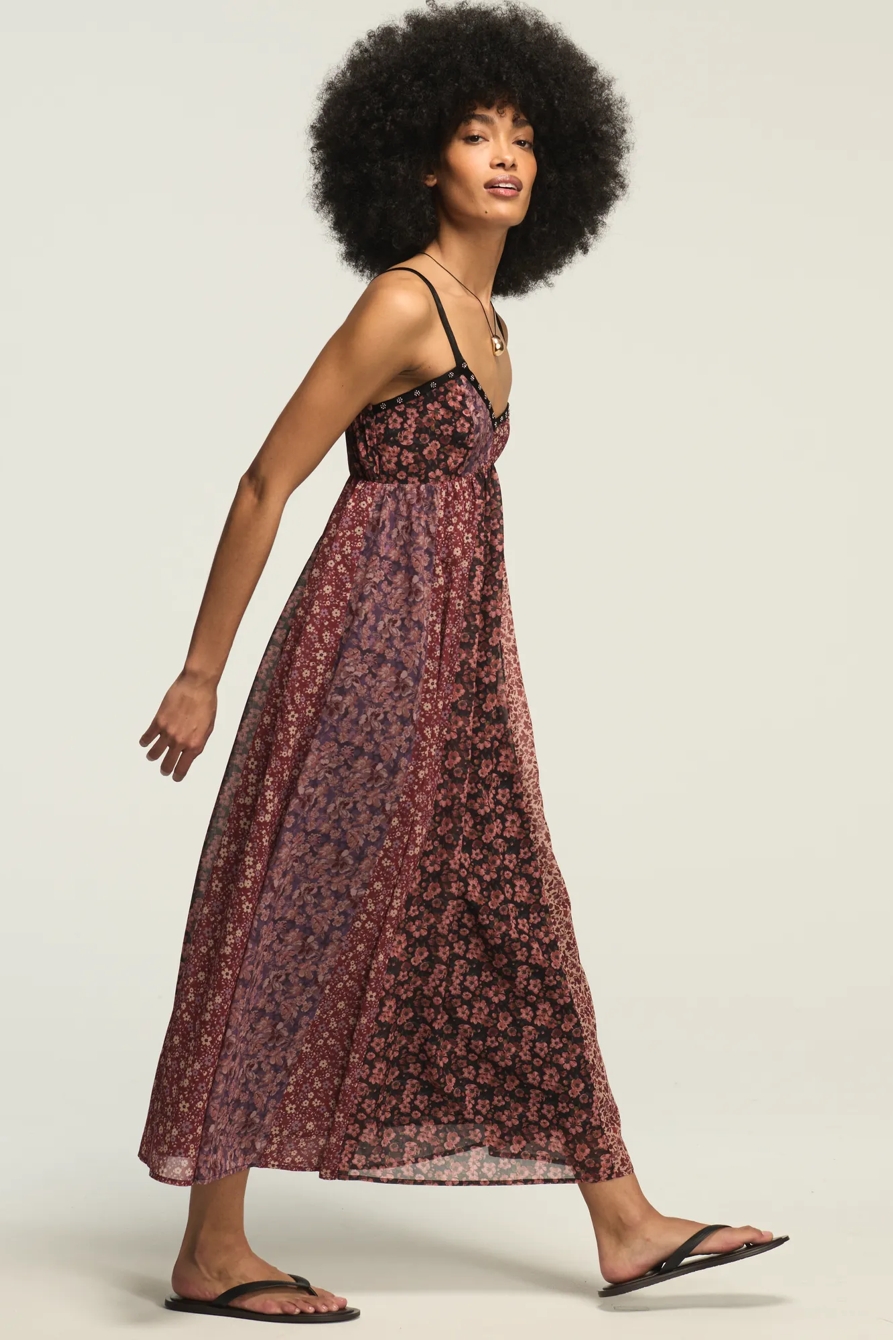 PRINT MIX MIDI DRESS, image 5