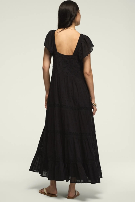 EMBROIDERED TIERED MAXI DRESS, image 3