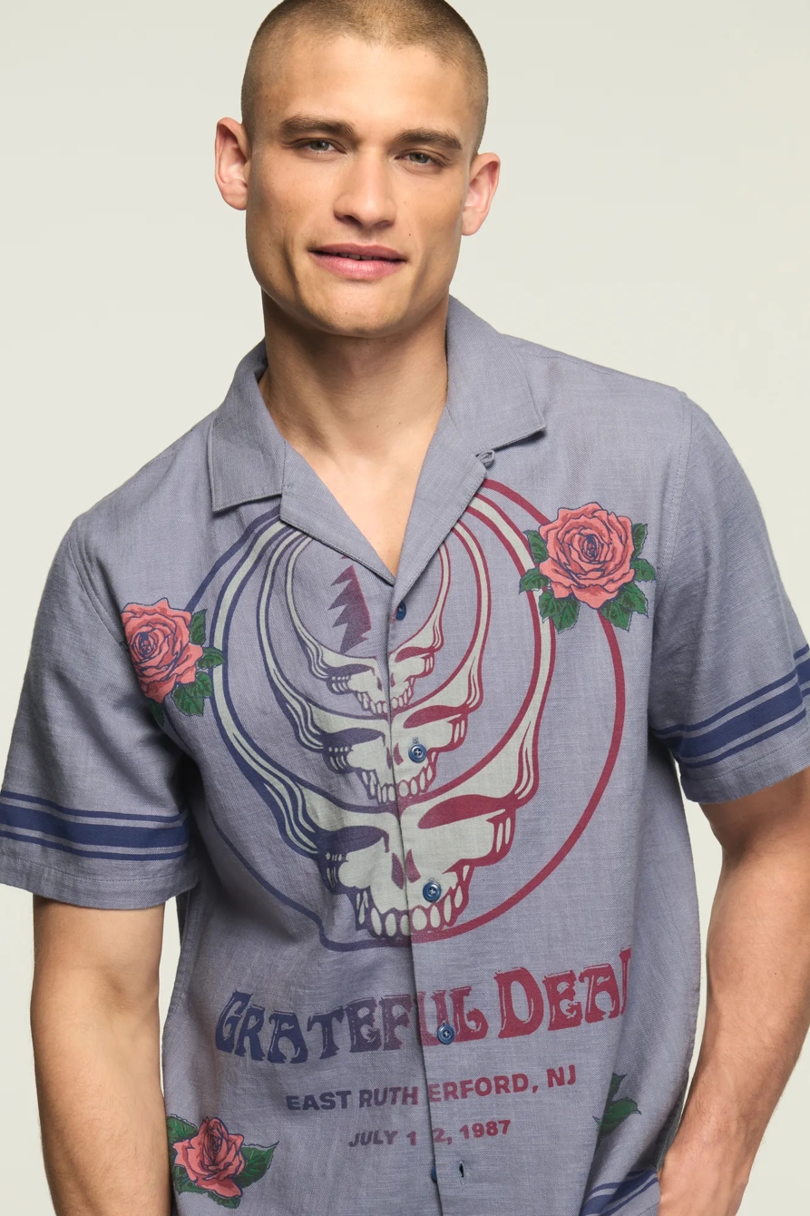 SHORT SLEEVE GRATEFUL DEAD PRINTED SHIRT, image 2