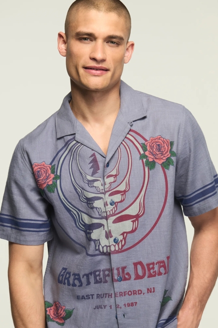 SHORT SLEEVE GRATEFUL DEAD PRINTED SHIRT, image 2