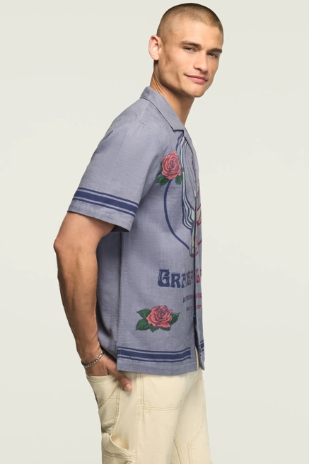 SHORT SLEEVE GRATEFUL DEAD PRINTED SHIRT, image 4