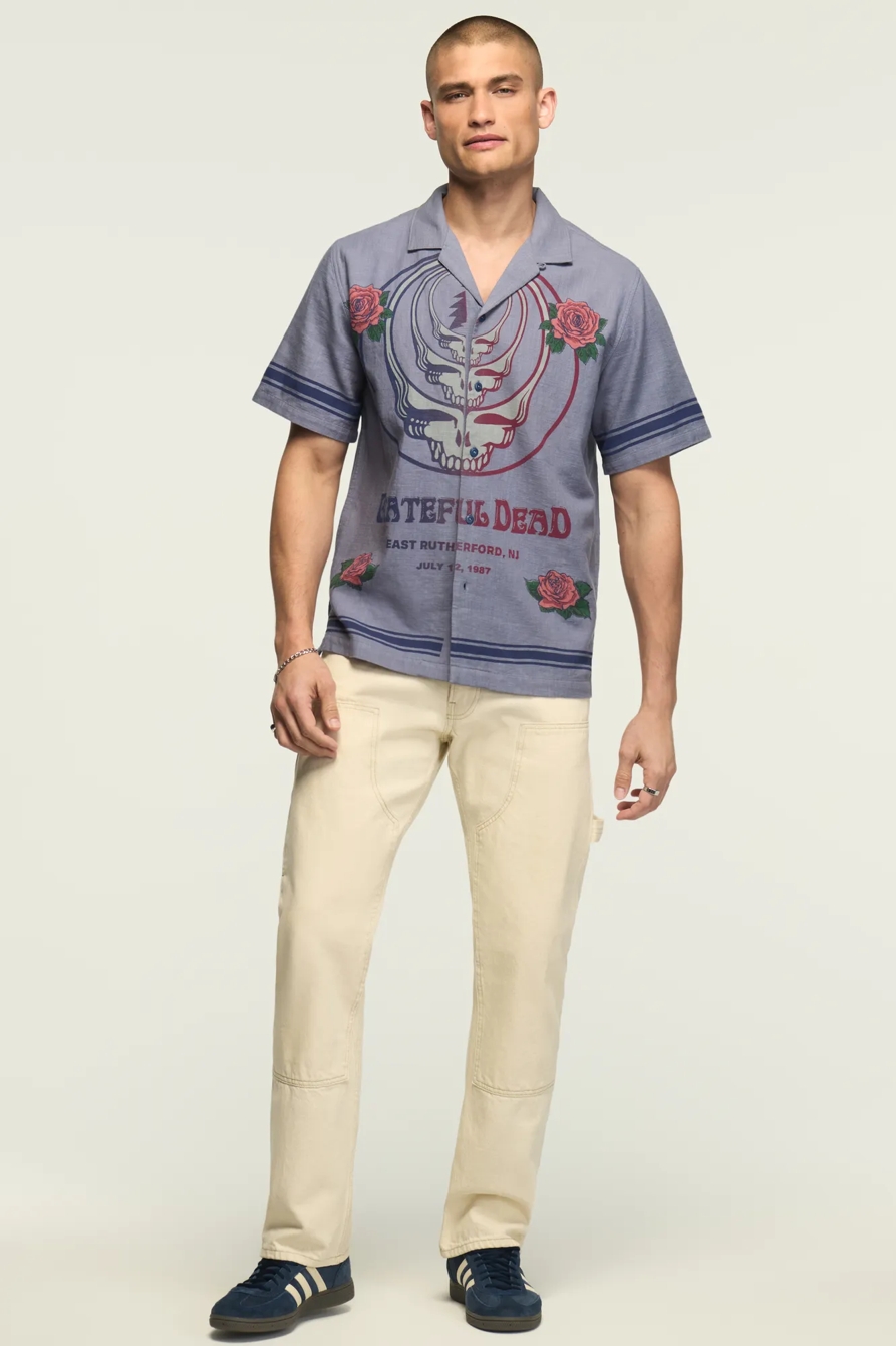 SHORT SLEEVE GRATEFUL DEAD PRINTED SHIRT, image 5