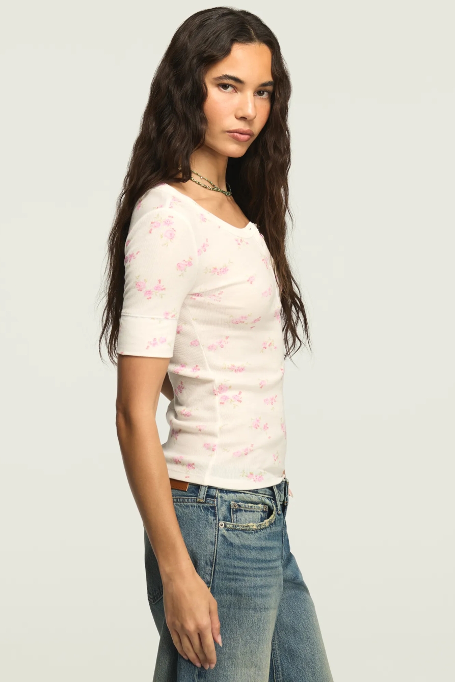 RIBBED HENLEY TEE, image 4