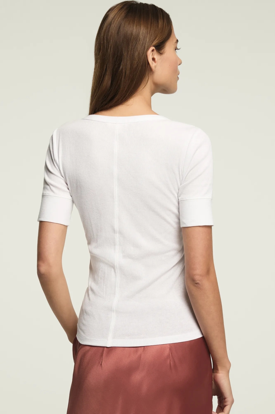 RIBBED HENLEY TEE, image 5